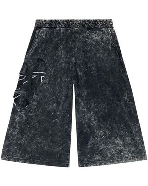 DIESEL P-eckyo-peeloval クロップド ジョガーパンツ - ブルー