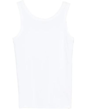 The Row Frankie Top In Organic Cotton - White