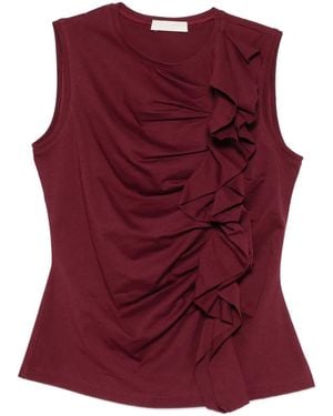 Ulla Johnson Débardeur Clio À Volants - Violet