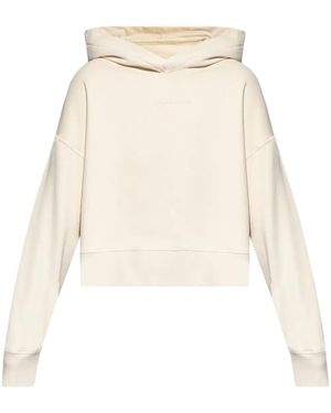 Canada Goose Logo-Embossed Hoodie - Natural