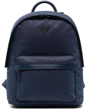Emporio Armani Rugzak Met Logoplakkaat - Blauw