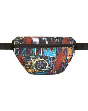Eastpak Graffiti-Print Belt Bag - Blue