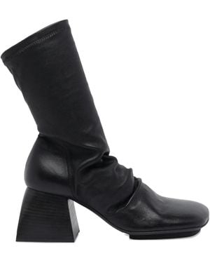 Uma Wang 70Mm Square-Toe Boots - Black