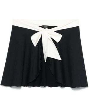 Noire Swimwear Aria Minirock - Schwarz