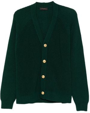 Zanone Virgin-wool Cardigan - グリーン