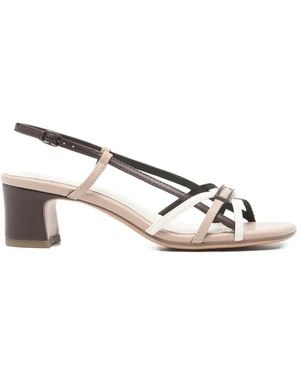 Tamaris Strappy Block-Heel Sandals - White