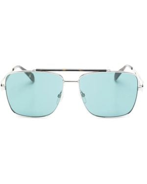 Moschino Geometric-Frame Sunglasses - Green