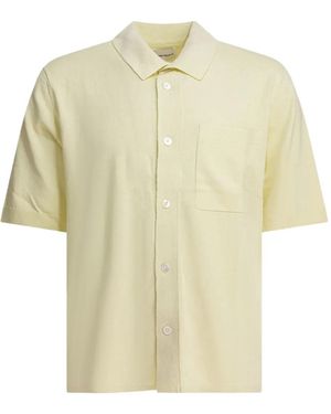 Norse Projects Poloshirt mit aufgesetzter Tasche - Weiß