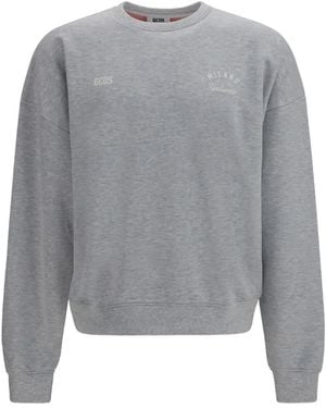 Gcds Logo-Print Sweatshirt - Grey