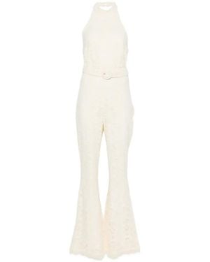 Twinset Belted Jumpsuit - White