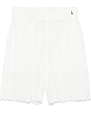 Patrizia Pepe アイレットレース ショートパンツ - ホワイト