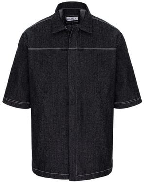Hamza Six Denim Shirt - Blue