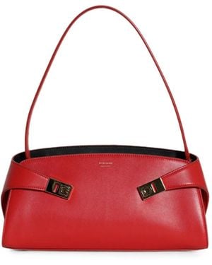 Ferragamo Bolso Hug East-West Con Placa Gancini - Rojo