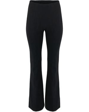 Carolina Herrera Pantalon Court À Coupe Évasée - Black