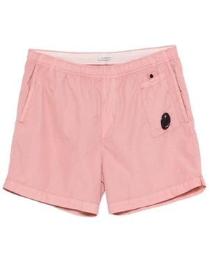 C.P. Company Bañador con detalle de bolsillo - Rosa