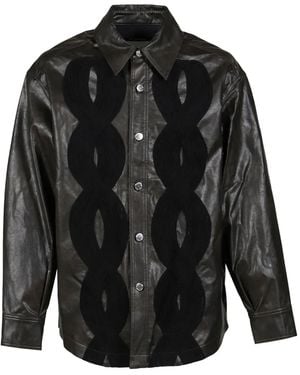 Song For The Mute Jacke Aus Faux-Leder - Schwarz