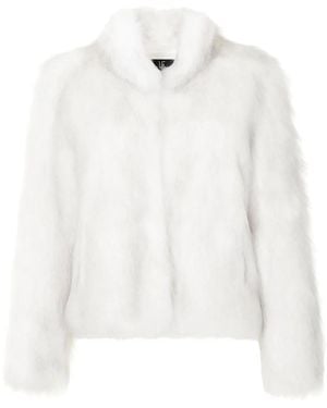 Unreal Fur Jack Met Hoge Hals - Wit