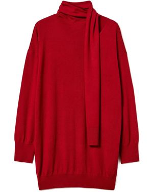 Twinset Cut-Out Mini Dress - Red