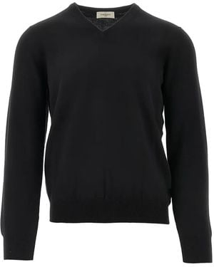 Piacenza 1733 V-Neck Sweater - Black