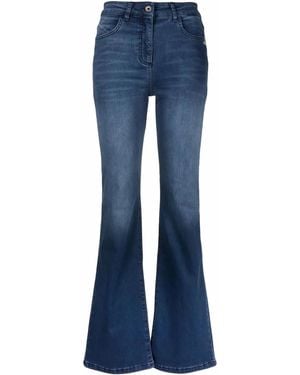 Patrizia Pepe Jeans Svasati A Vita Alta - Blu
