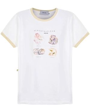Isolda T-Shirt Crystal Clear - Blanc
