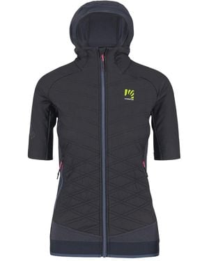 Karpos Alagna Evo W Puffy Short-Sleeve Hooded Jacket - Blue