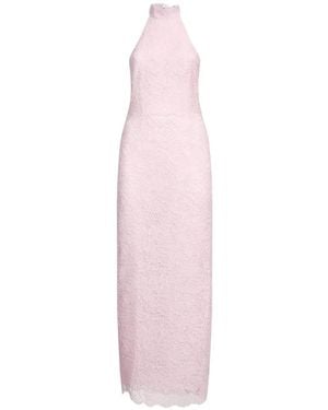 ROTATE BIRGER CHRISTENSEN Lace Halterneck Dress - Pink