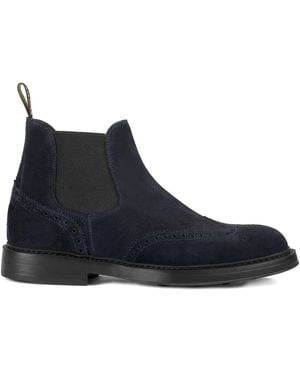 Doucal's Suede Chelsea Boots - Blue