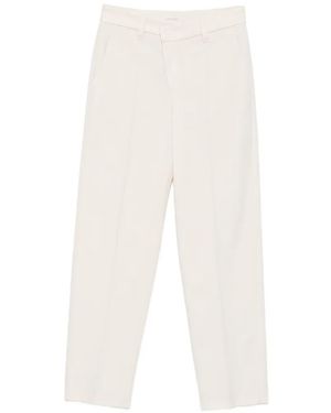 Brunello Cucinelli Straight-Leg Trousers - White