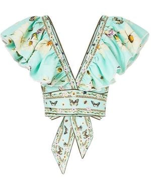 CAMILLA Freefall Top - Green