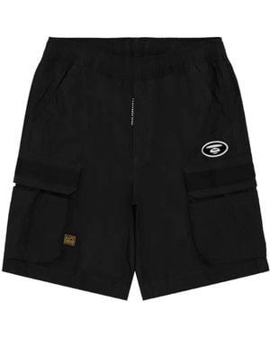 Aape By A Bathing Ape Logo-Patch Cargo Shorts - Black