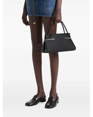 Givenchy Medium Pinch Tas Van Bewerkt Leer - Zwart
