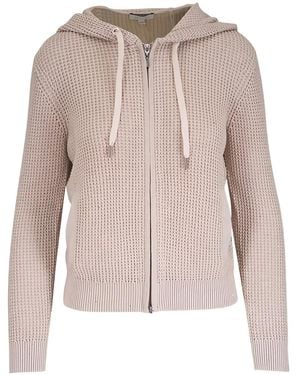 Kinross Cashmere Zip-Fastening Hoodie - Pink