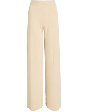 JOSEPH Checked Pants - Natural