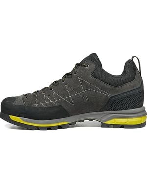 SCARPA Zodiac Zigzag-Stitching Lace-Up Sneakers - Brown
