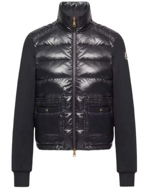 Moncler Quilted Paneled Jacket - Black