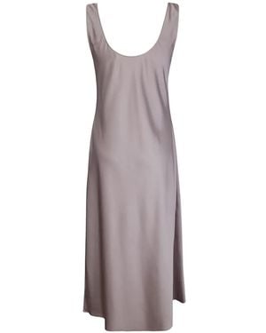Calvin Klein Midi Slip Dress - Purple