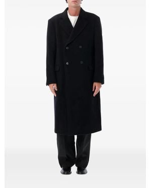 mfpen Conference Double-Breasted Coat - Black