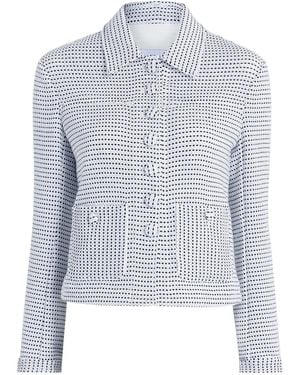 Proenza Schouler Jacke mit strukturierter Tasche - Blau
