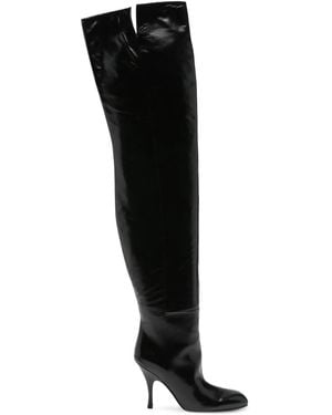 KHAITE 100mm Colt Boots - ブラック
