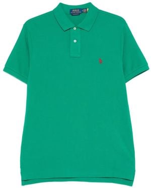 Polo Ralph Lauren Logo-Embroidered Polo Shirt - Green