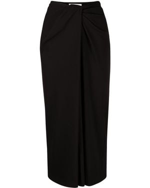 Valentino Garavani Twist-Detail Pencil Skirt - Black