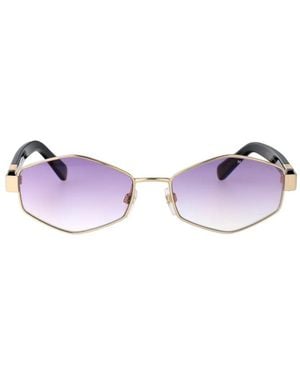 Marc Jacobs Geometric-Frame Sunglasses - Purple