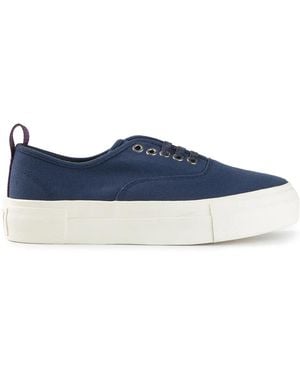 Eytys Canvas Lace-Up Trainers - Blue