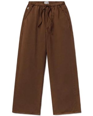 Citizens of Humanity Drawstring Wide-Leg Trousers - Brown
