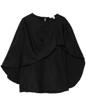 Jonathan Simkhai Cape-Detail Top - Black