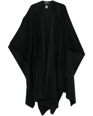 Loro Piana Maria Draped Cape - Black