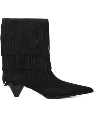 MICHAEL Michael Kors Stivali Con Frange - Nero
