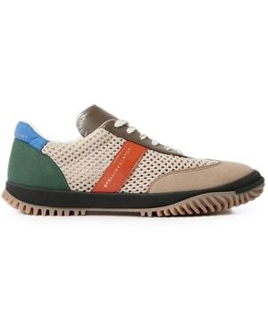 Stella McCartney Mesh-Panelled Lace-Up Trainers - White