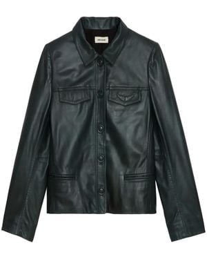 Zadig & Voltaire Liam Leather Jacket - Black